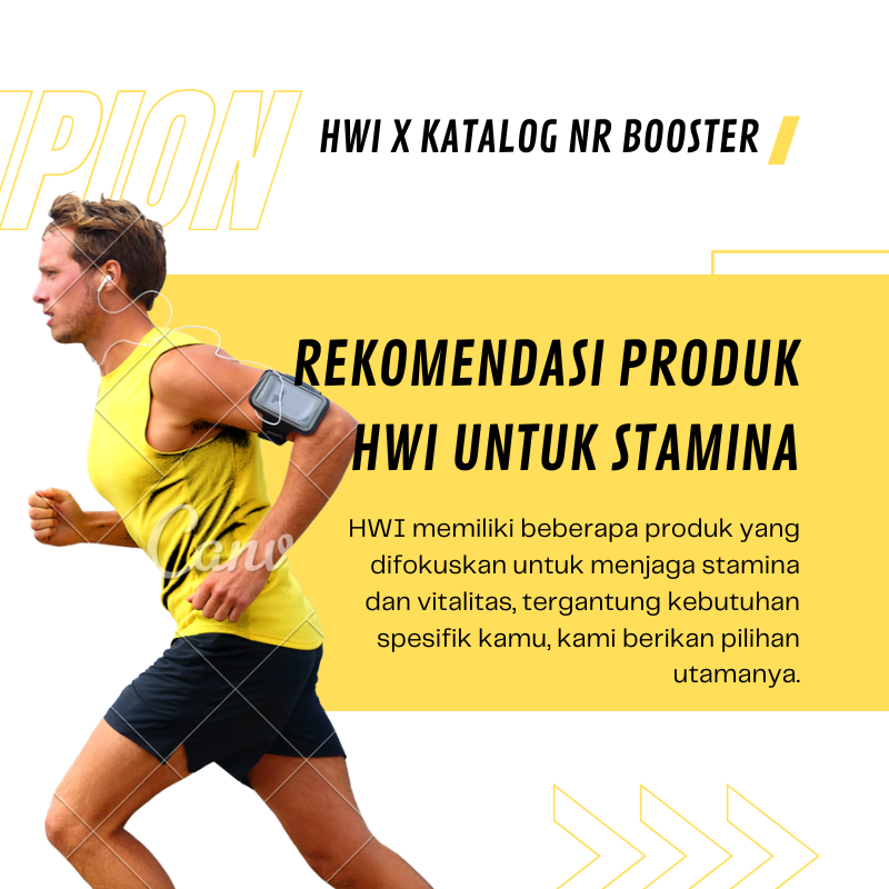 rekomendasi produk hwi untuk stamina
